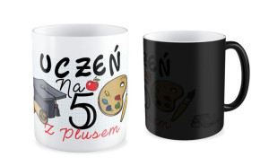 Kubek dla Absolwenta Uczeń na 5 z plusem