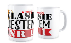 Kubek dla Absolwenta W mojej klasie jestem nr 1