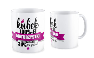 Kubek dla Absolwenta Kubek 100%-ej Maturzystki