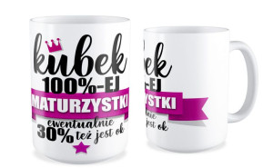 Kubek dla Absolwenta Kubek 100%-ej Maturzystki