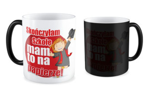 Kubek dla Absolwenta Skończyłam szkołę mam na to papier