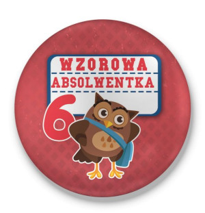 Przypinka Wzorowa absolwentka