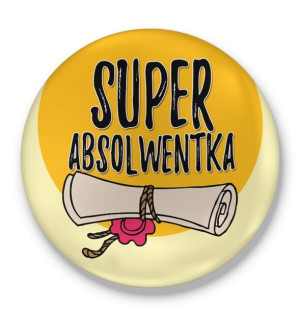 Przypinka Super Absolwentka