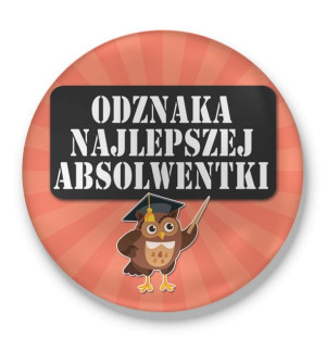 Przypinka Odznaka Najlepszej Absolwentki