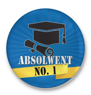 Przypinka Absolwent no. 1
