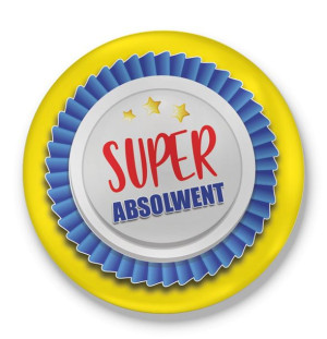 Przypinka Super Absolwent
