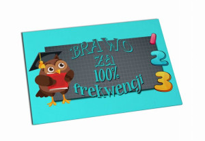 Magnes Brawo za 100% frekwencji