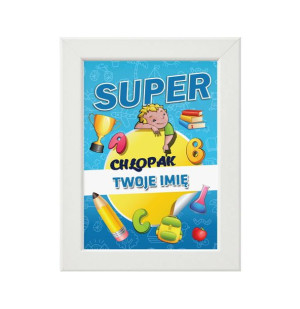 Dyplom z imieniem dla SUPER CHŁOPAKA