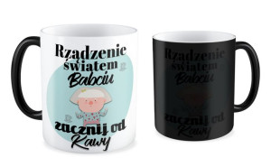 Kubek dla Babci Rządzenie światem Babciu zacznij od kawy