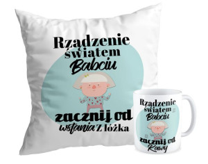 Zestaw Rządzenie światem Babciu zacznij od kawy