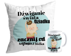 Zestaw Dźwiganie świata Dziadku zacznij od wstania z łóżka