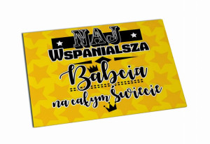Magnes dla Najwspanialszej Babci na całym świecie