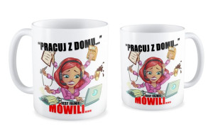 Kubek "Pracuj z domu"