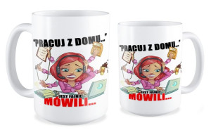 Kubek "Pracuj z domu"
