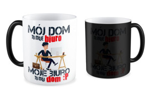Kubek Mój dom to moje biuro, moje biuro to mój dom
