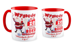 Kubek świąteczny Wygląda na to, że jednak będą w tym roku prezenty!