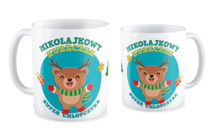Kubek Mikołajkowy super chłopczyka