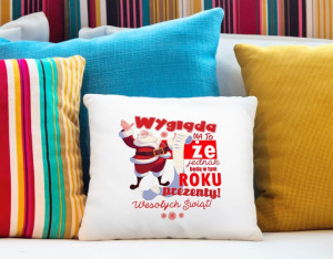 Poduszka świąteczna Wygląda na to, że jednak będą w tym roku prezenty!