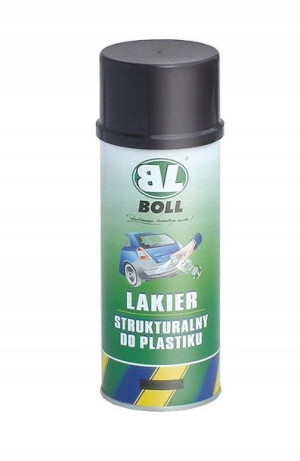BOLL lakier strukturalny do plastiku czarny 400ml