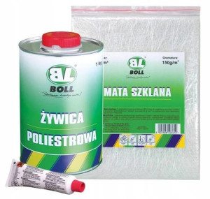 Boll Zestaw Naprawczy Żywica+utwardzacz+ Mata 1 Kg