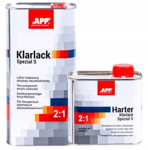 Lakier Bezbarwny Spezial S 5l+utwardzacz 2,5l- App