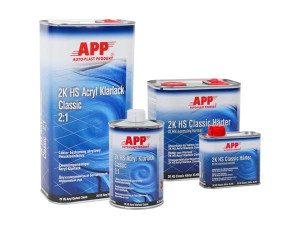 LAKIER BEZBARWNY APP 2K HS Acryl Classic 2:1 7,5L