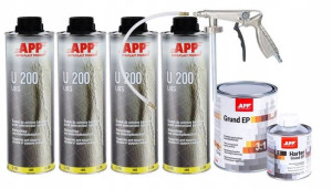 4x U200 + GRUNT EP + PISTOLET konserwacja podwozia