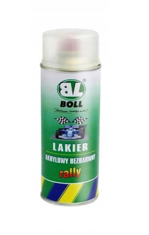 Lakier Akrylowy Bezbarwny Rally400ml Spray Boll