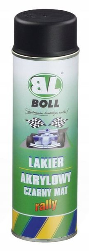 BOLL lakier akrylowy czarny matowy rally - spray