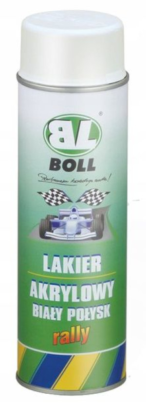 BOLL lakier akrylowy biały połysk rally - spray