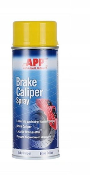App Lakier Do Zacisków Hamulcowych Spray Żółty