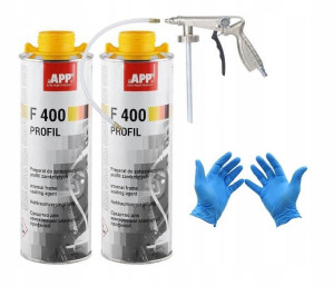 2x App F400 Do Profili Zamkniętych + Pistolet