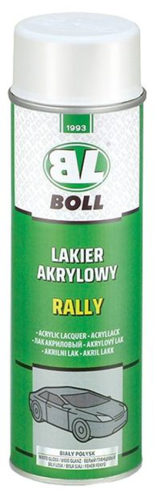 BOLL lakier akrylowy biały połysk rally - spray
