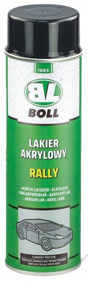 BOLL lakier akrylowy czarny połysk rally - spray