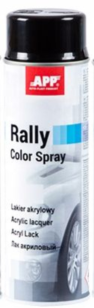App Lakier Akrylowy Rally Spray - 500ml Czarny Poł