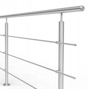 Balustrada ze stali nierdzewnej 3 mb, 3 x Ø12 mm