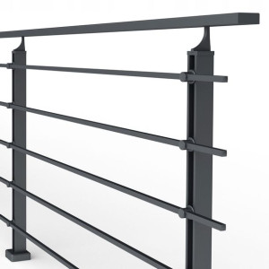 Balustrada aluminiowa 3 mb, nowoczesny wzór + CE