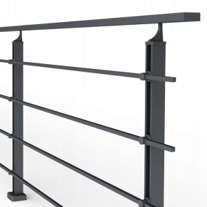 Balustrada aluminiowa 3 mb, nowoczesny wzór + CE