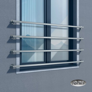 Balkon francuski, światło okna 200 cm, stal nierdz