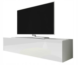 Szafka Rtv Pod Telewizor 100 Cm Biała Połysk
