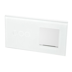 Touchme Panel Potrójny+moduł Biały Tm703728w Q