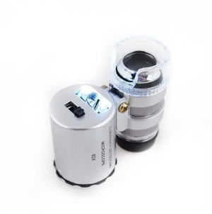 Mikroskop kieszonkowy LUPA led uv + pokrowiec x60