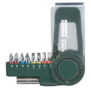 Metabo zestaw 8 bitów Promotion + nasadka