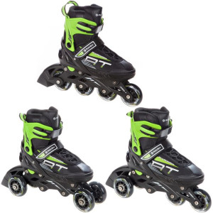 Rolki 3w1 RAVEN Profession Black/Green 31-35