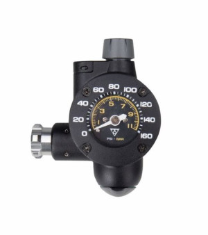 TOPEAK POMPKA AIR BOOSTER G2, 2W1 CO2 pompka z manometrem analogowym