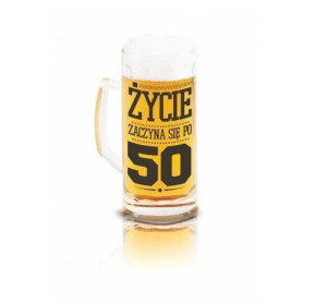 Kufel Bez Opakowania Życie Zaczyna Się Po 50 500ml