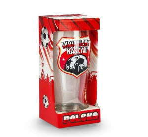Szklanka do piwa 500 ml -kibicujemy naszym