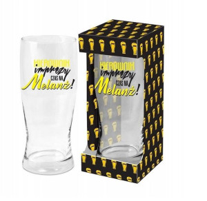 Szklanka do piwa 500 ml Kierownik imprezy