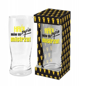 Szklanka do piwa - Król życia 500 ML