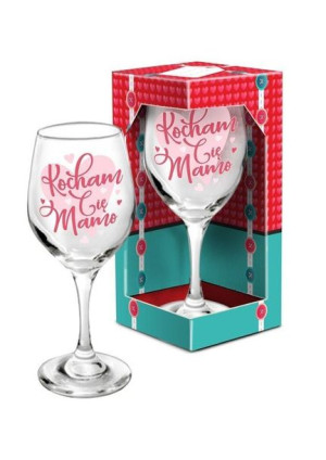 Kieliszek do wina 220 ml Kocham cię mamo